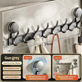 8-Pack Aluminum Suction Cup Wall Hooks – Punch-Free Hanger
