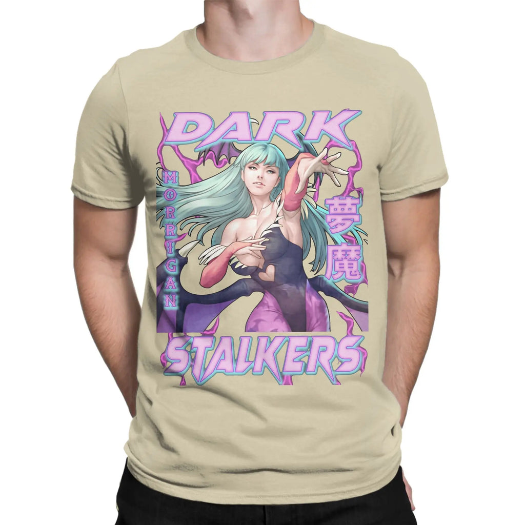 Darkstalkers Morrigan Aensland Men's Cotton T-Shirt | S–6XL