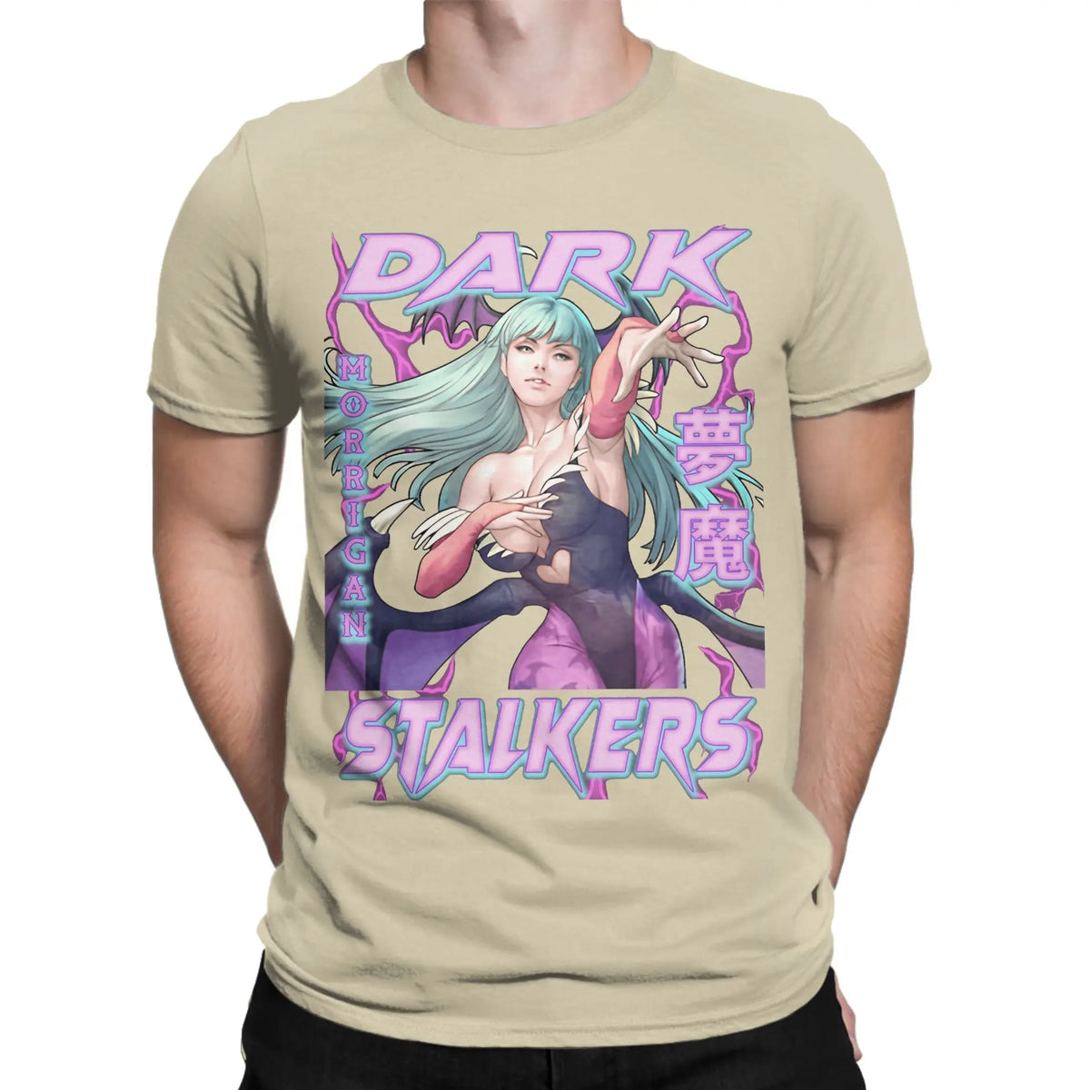 Darkstalkers Morrigan Aensland Men's Cotton T-Shirt | S–6XL