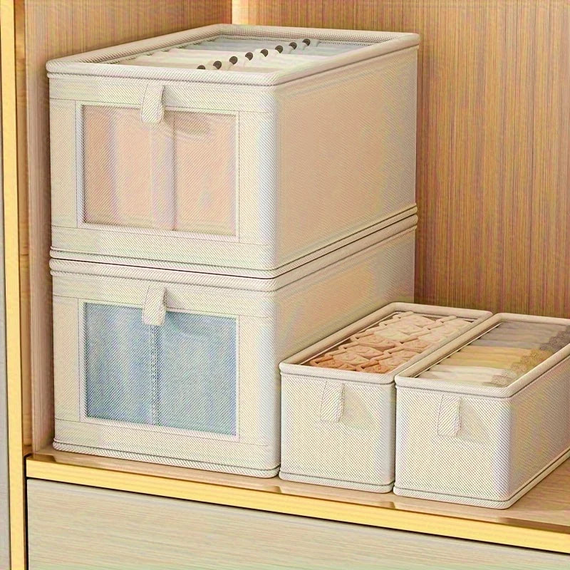 Foldable Oxford Cloth Storage Box Dustproof Household Clothes