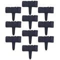 10-Piece Artificial Stone Block Garden Edging | Weatherproof