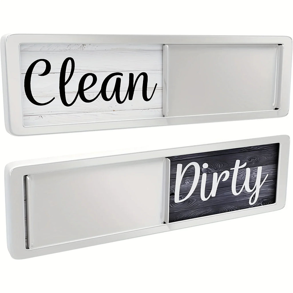 Dishwasher Clean Dirty Magnet Sign | Kitchen Organizer
