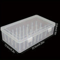 Clear Plastic Sewing Thread Storage Box 42 Slots Craft Spool Holder