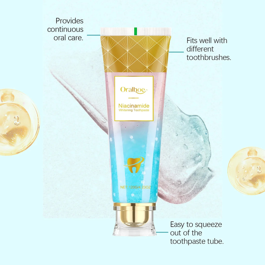 Oralhoe Niacinamide Whitening Toothpaste | Plaque & Stain Removal