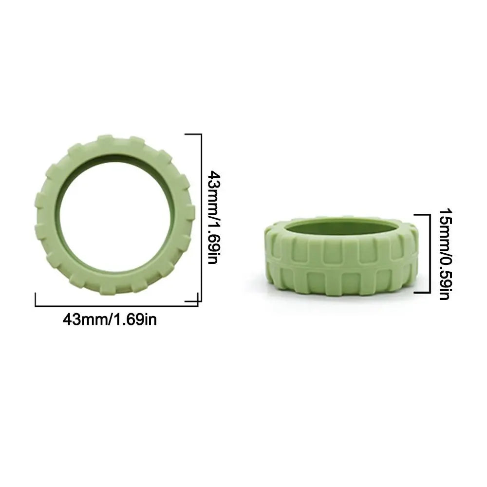 8-Pack Silicone Luggage Wheel Covers – Quiet Caster Protectors