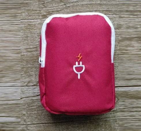 Travel Electronics Organizer Bag – Cables, Power Bank & Earphones
