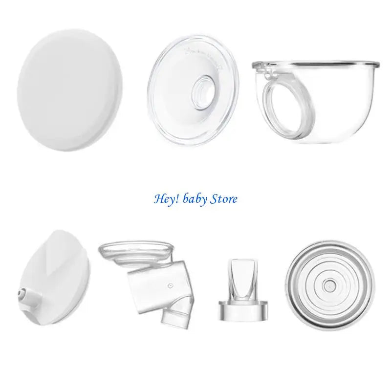7-Piece Dust Cover Valve Flange Insert Set for S12 Breast Pump