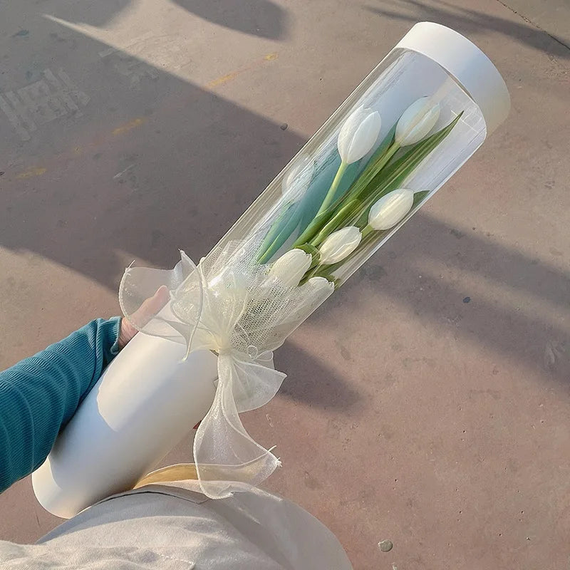 Flower Packaging Box Single Branch Rose Carnation Bouquet Florist