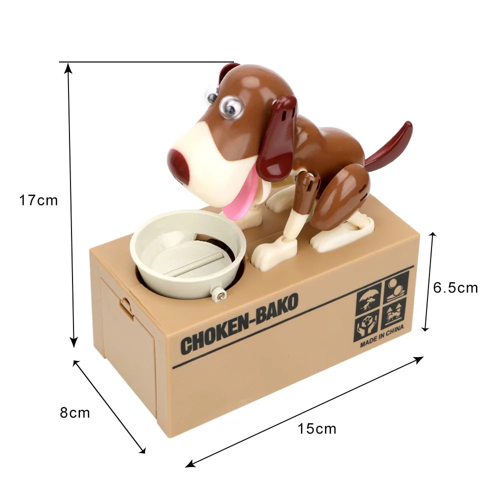 Robotic Dog Coin Bank – Animated Electronic Piggy Bank for Kids