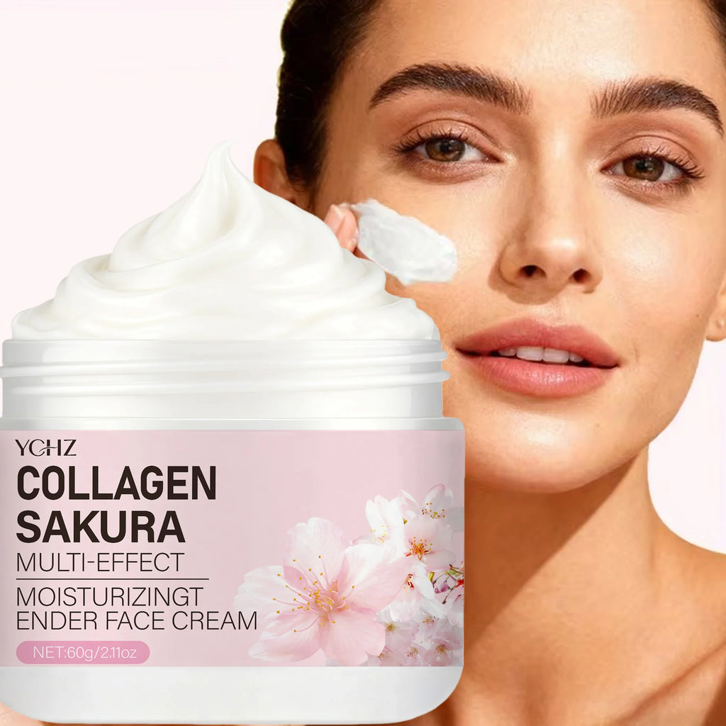 Sakura Collagen & Niacinamide Face Cream | Hydrating & Lifting