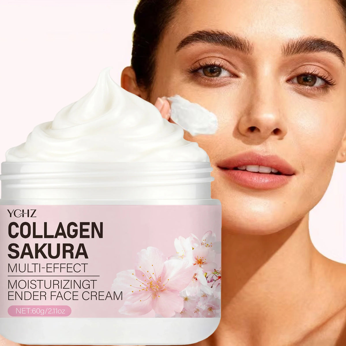 Sakura Collagen & Niacinamide Face Cream | Hydrating & Lifting