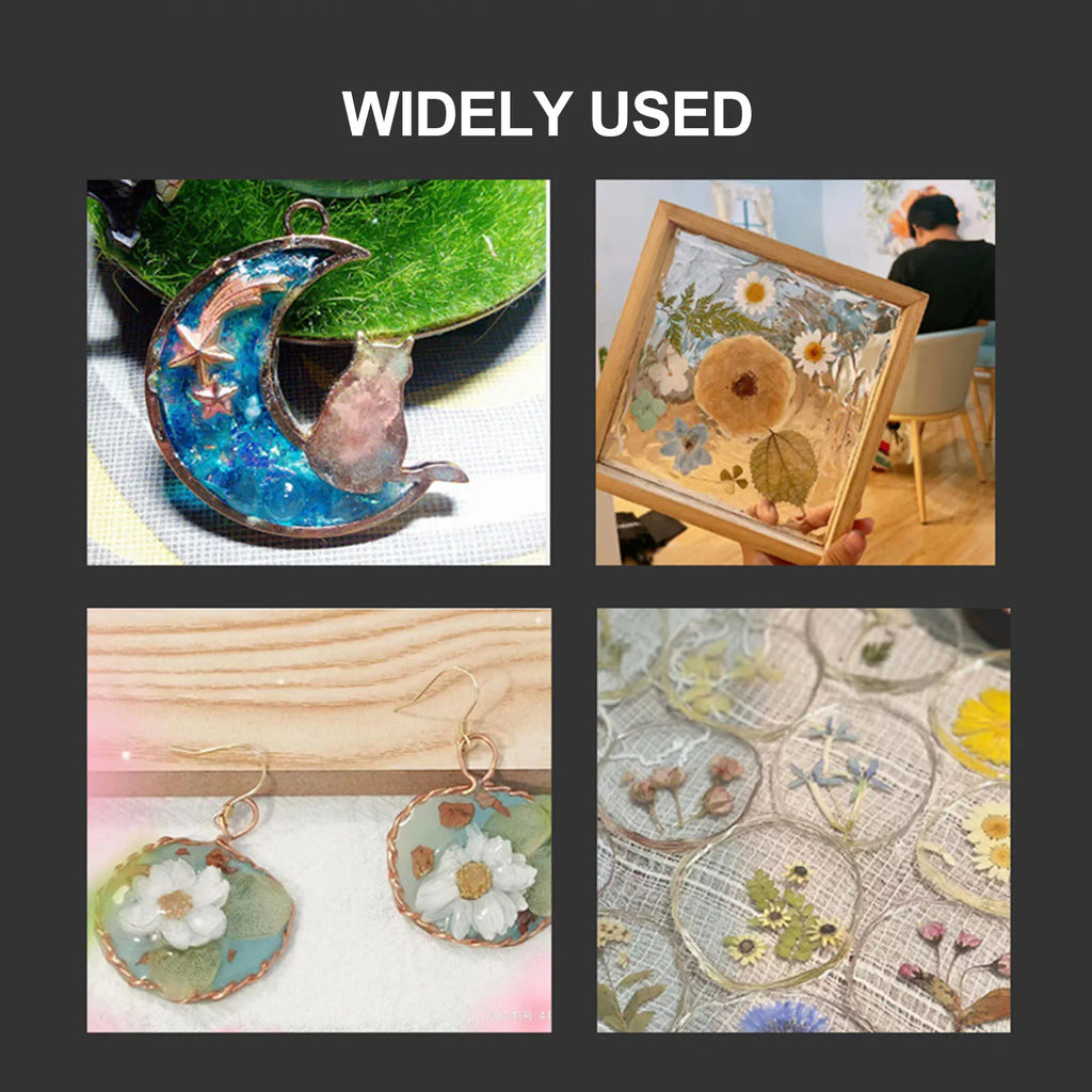 UV Resin Glue – Clear Non-Yellowing Fast Curing DIY Jewelry