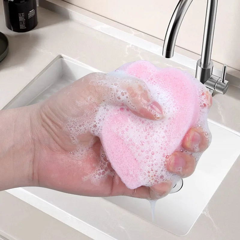 Non-Scratch Dual-Sided Dish Sponges | 5 or 12 Pack Kitchen Set