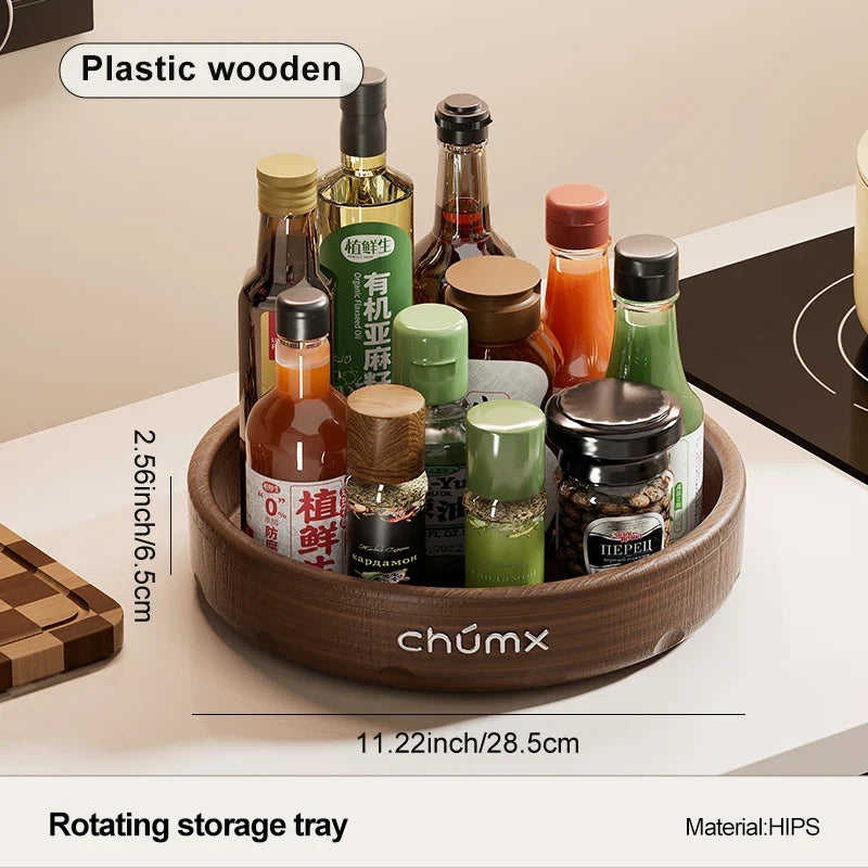 360-degree Rotating Desktop Storage Box Practical Multi-purpose