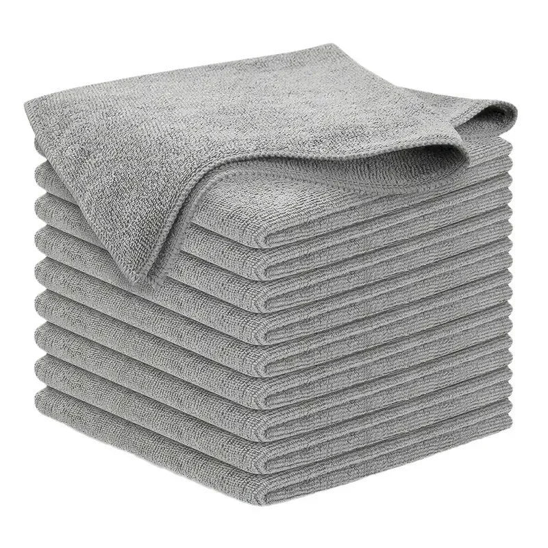 Microfiber Cleaning Rags – Absorbent Lint-Free Cloths Bulk Pack