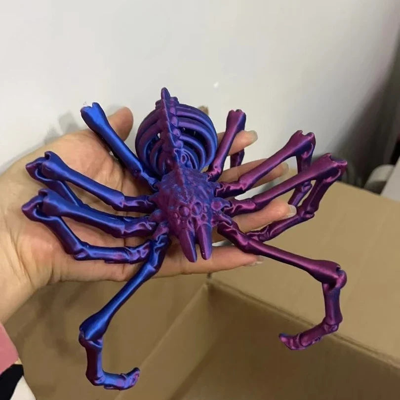 3D Printing Spider Animals Toy Realistic Colorful Figurine