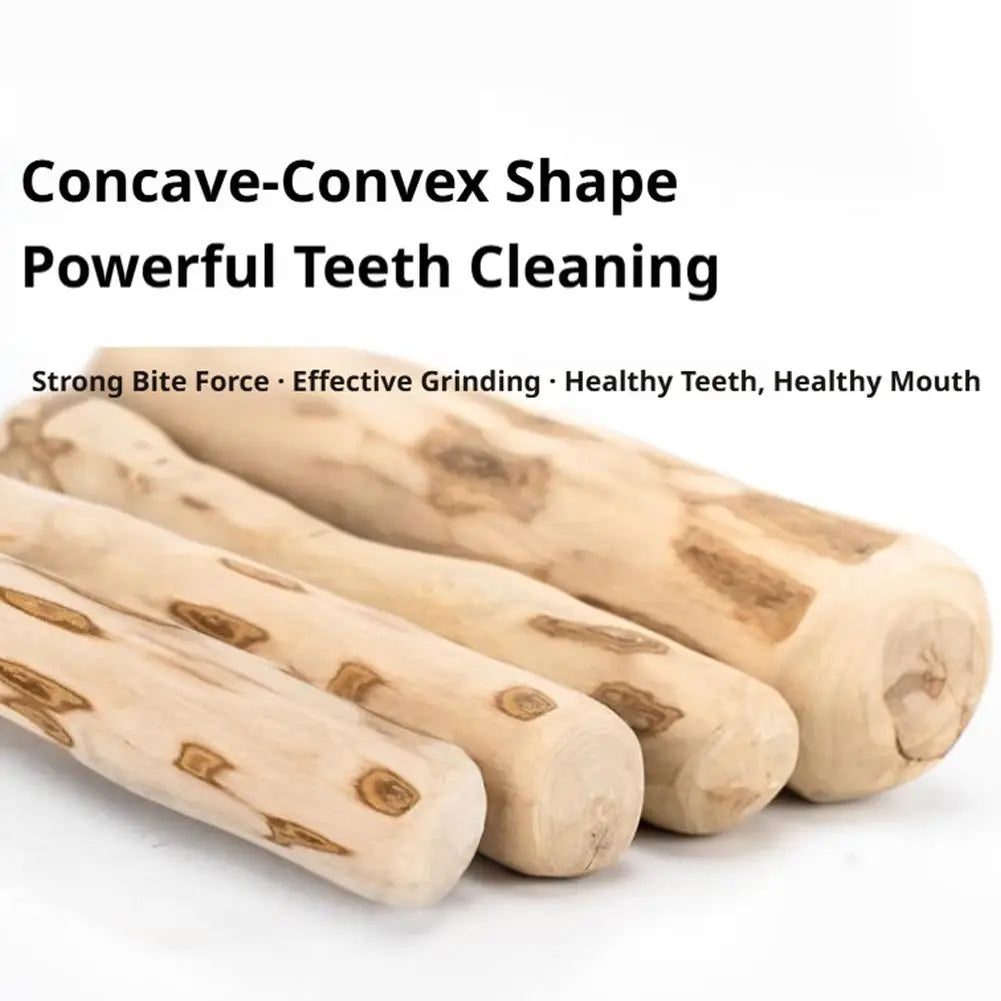 Natural Coffee Wood Dog Chew Sticks – Dental & Safe