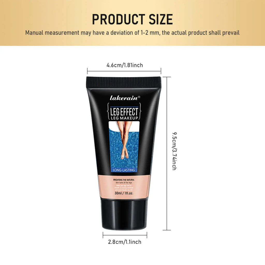Waterproof Leg Foundation Lotion – Medium Shade Body Makeup