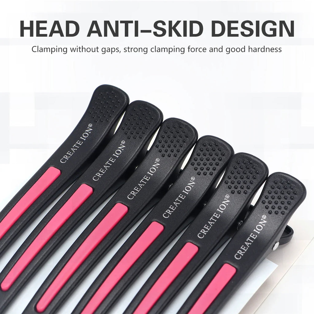 6-Pack Seamless Hair Clips | Salon Sectioning Barrettes