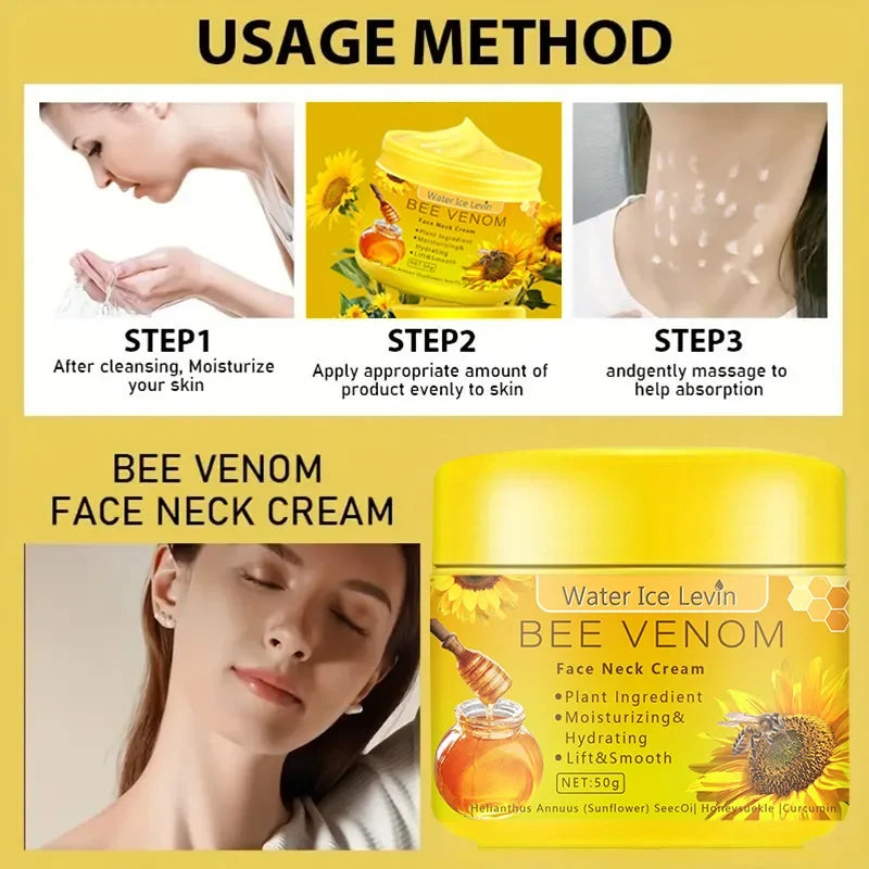 LAIKOU Bee Venom Face & Neck Cream – Firming & Hydrating 50g