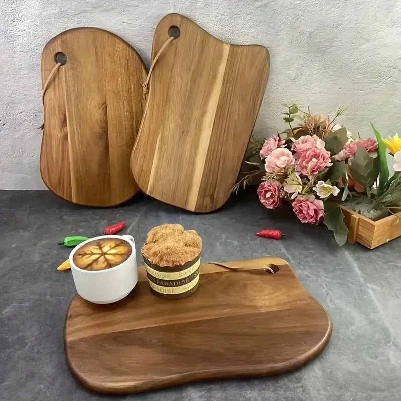 Large Acacia Wood Cutting Board – Meat, Veg, Fruit & Cheese