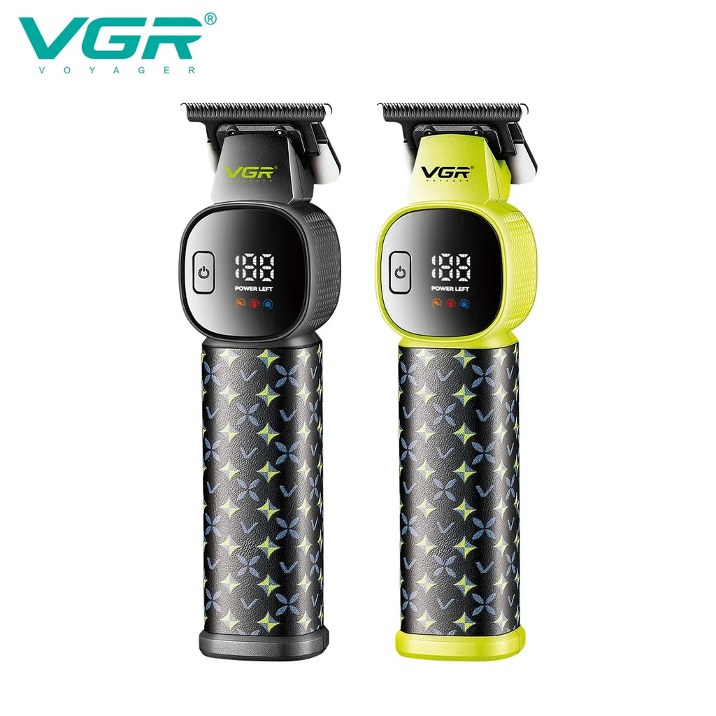 VGR V-185 Professional Hair Clipper LED USB Rechargeable