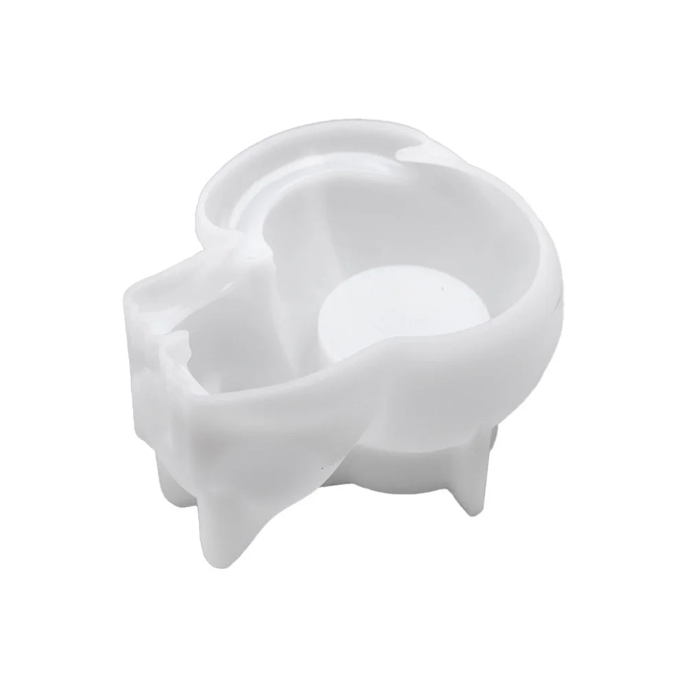 3D Cat Candle Holder Silicone Mold Candlestick Jar Cup Mould Animal