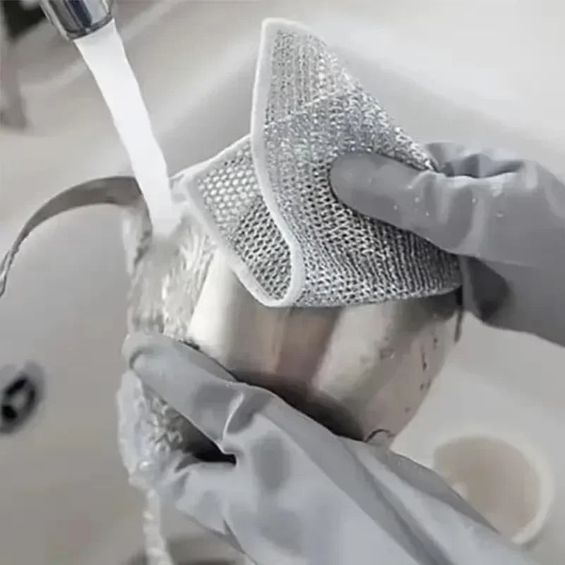 Magic Steel Wire Cleaning Cloths – Dish & Pot Scrubbers