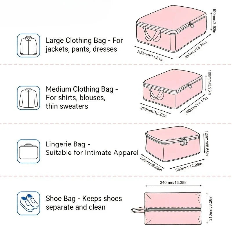 Compression Storage Bags Travel Large Capacity Space Saver Down