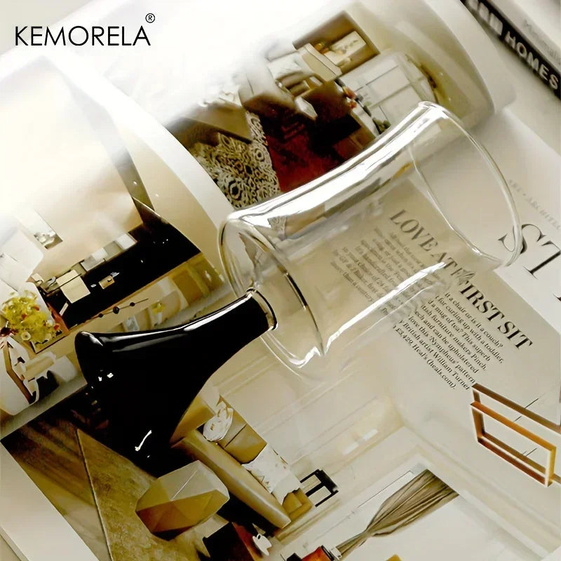 KEMORELA Champagne Glasses – Reusable Glass Goblets 1-2 Pack