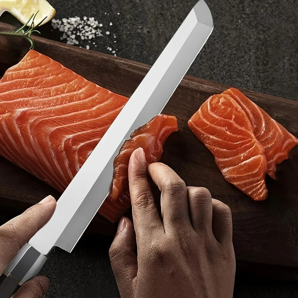 High Carbon Japanese Sashimi Knife – Sushi & Salmon Slicer