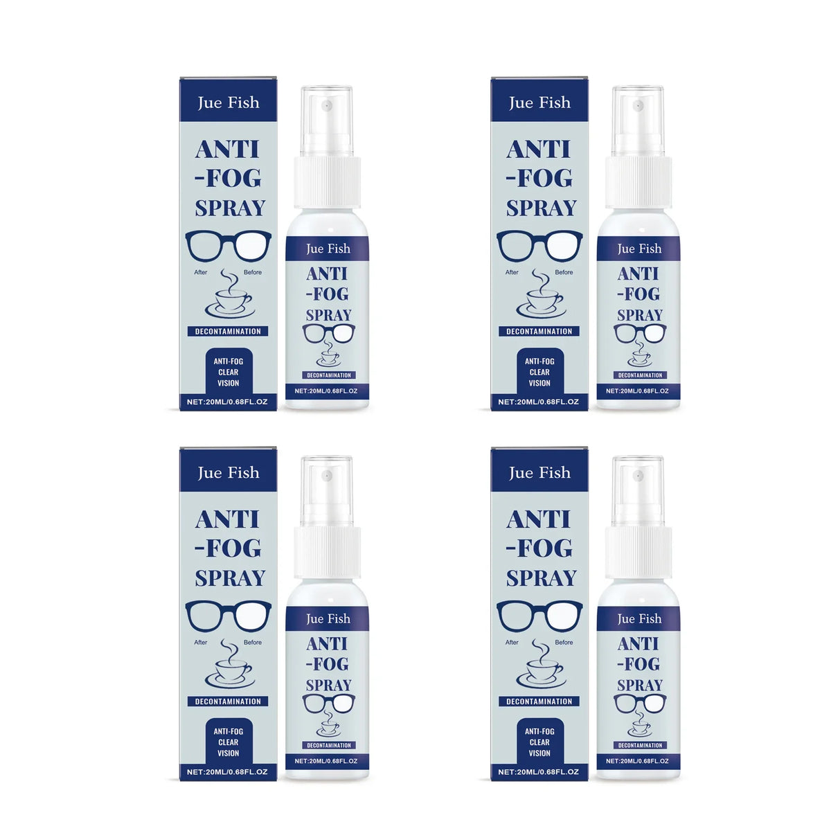 Anti-Fog Eyeglass Cleaning Spray | Lens Cleaner & Defogger