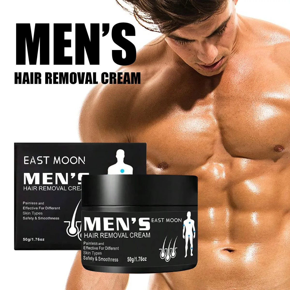 Men's Aloe Hair Removal Cream – Smooth & Nourishing 50g