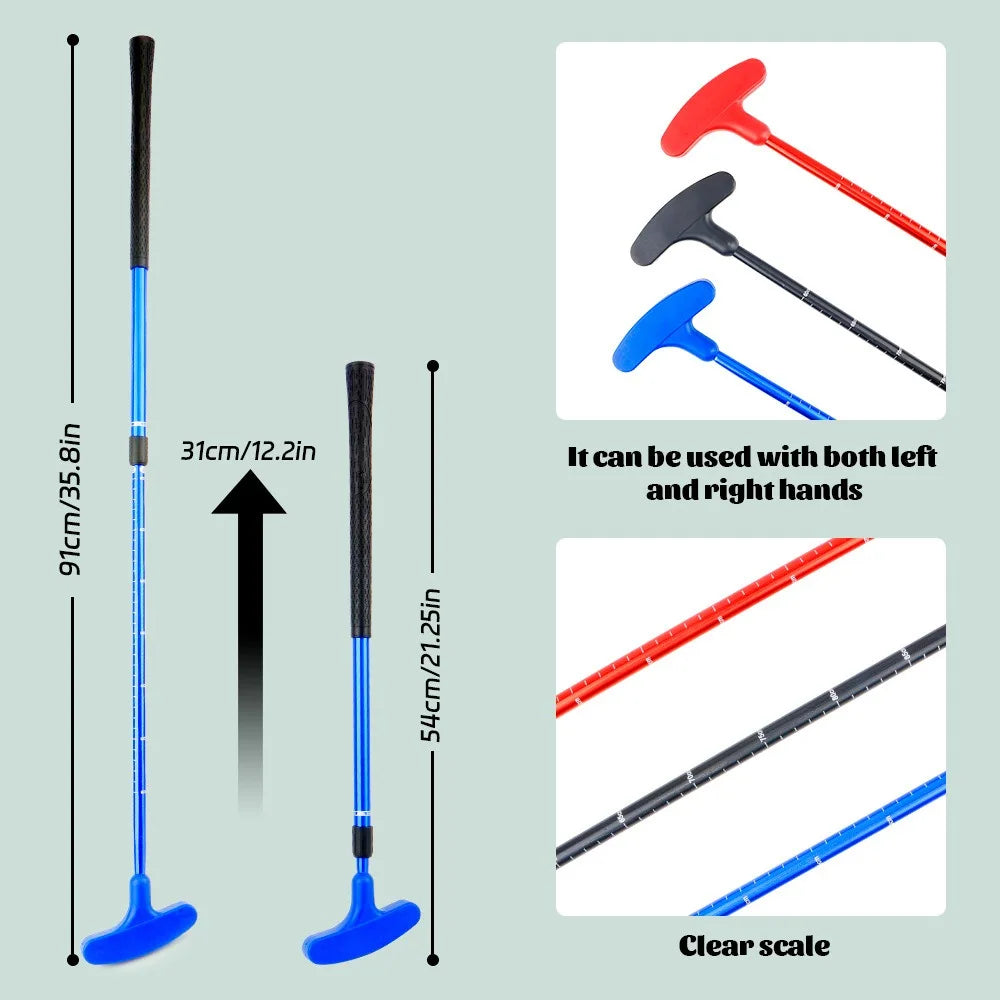 Telescopic Double-Sided Golf Putter – Adjustable for All Ages