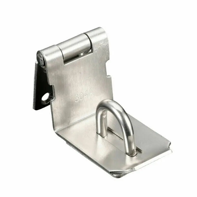 90 Degrees Door Lock Buckle Hasp Staple Gate Shed Latch Plate Clasp