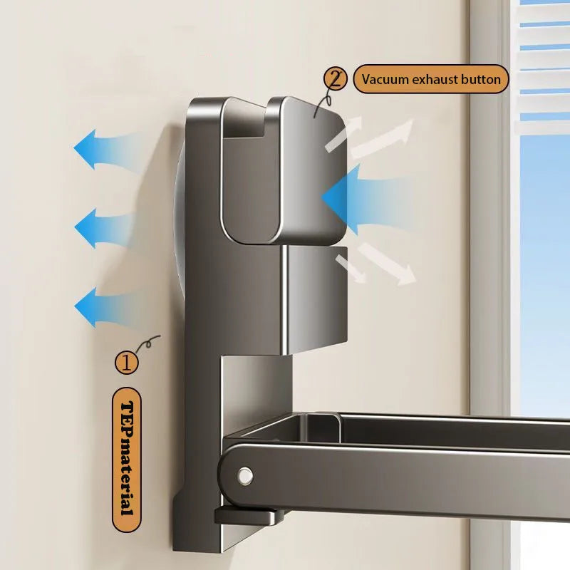 Detachable Swing-Out Wall Towel Rack | Space-Saving Bar
