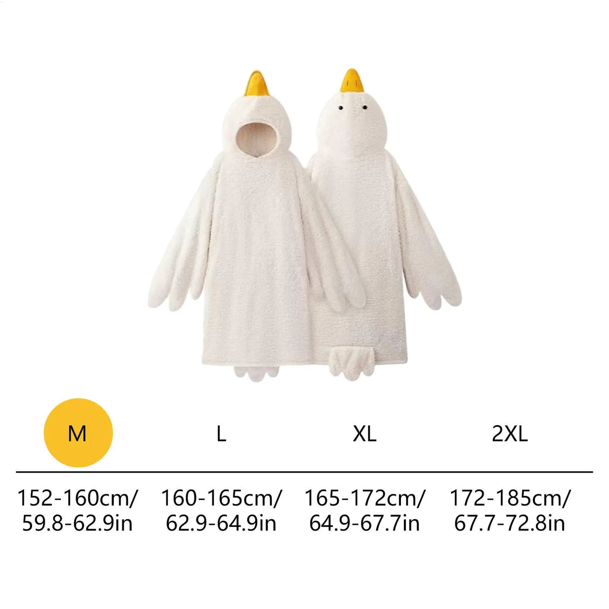 Goose Wearable Blanket Hoodie – Oversized Fleece Sweatshirt