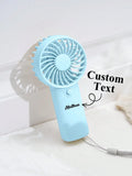 Custom Mini Handheld Fan with Lanyard – Personalized Gift