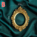 Golden Retro Resin Photo Frame – Nail Art & Photography Props