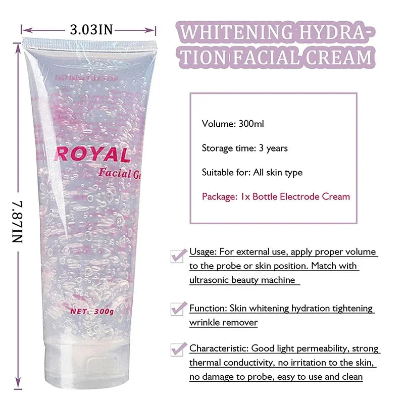 300ml Cooling Conductive Gel for IPL, Ultrasonic & Beauty Devices