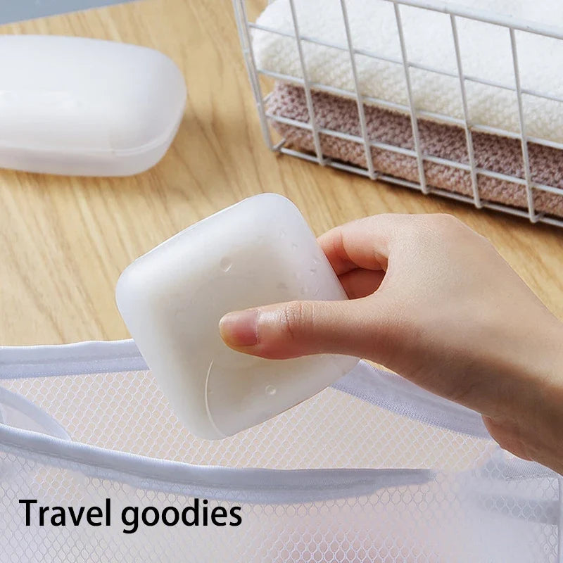 Portable Travel Soap Box – Waterproof Plastic Case with Lid
