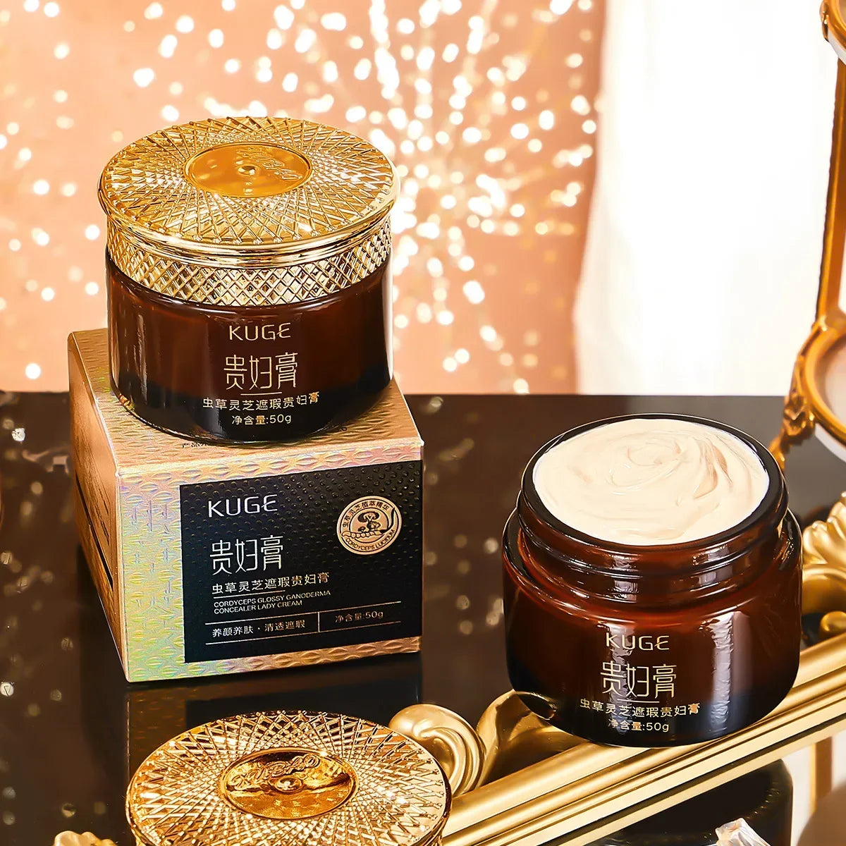 Cordyceps & Ganoderma Lucidum Moisturizing Concealer Face Cream