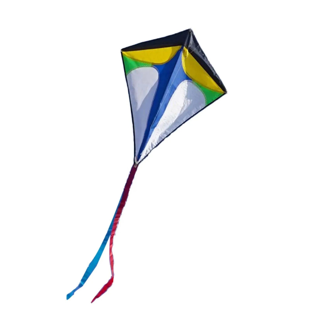 Diamond Kite with Long Tail – Easy-Fly Stunt Kite for Kids