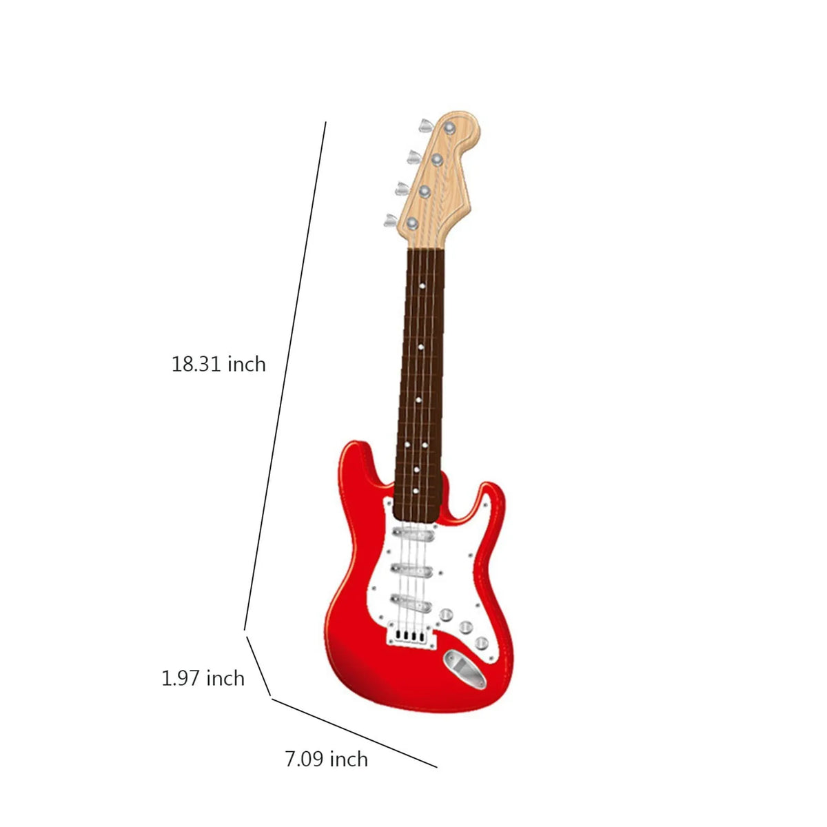 17-Inch Kids Electric Guitar Toy | 4 String Musical Instrument