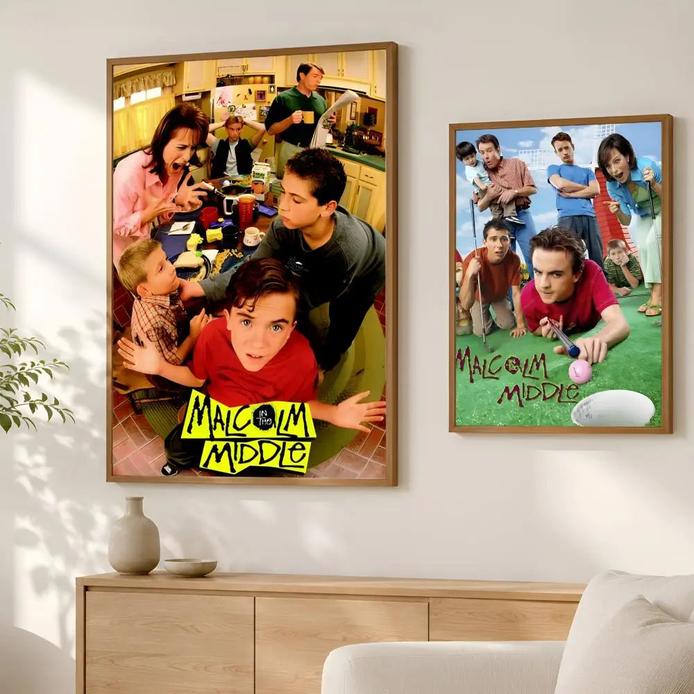 Malcolm in the Middle Poster – Self-Stick HD Waterproof Wall Art
