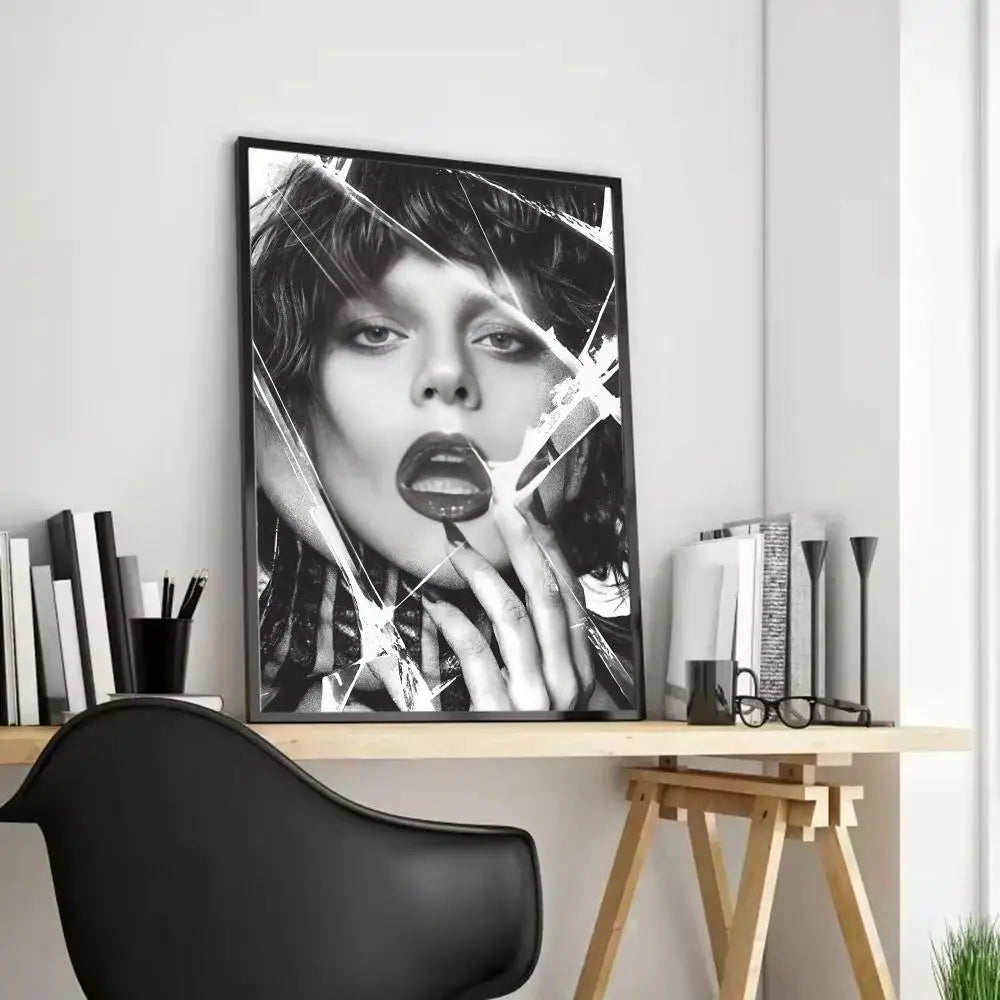 Lady Gaga Canvas Wall Art Poster – Unframed Home Decor Gift