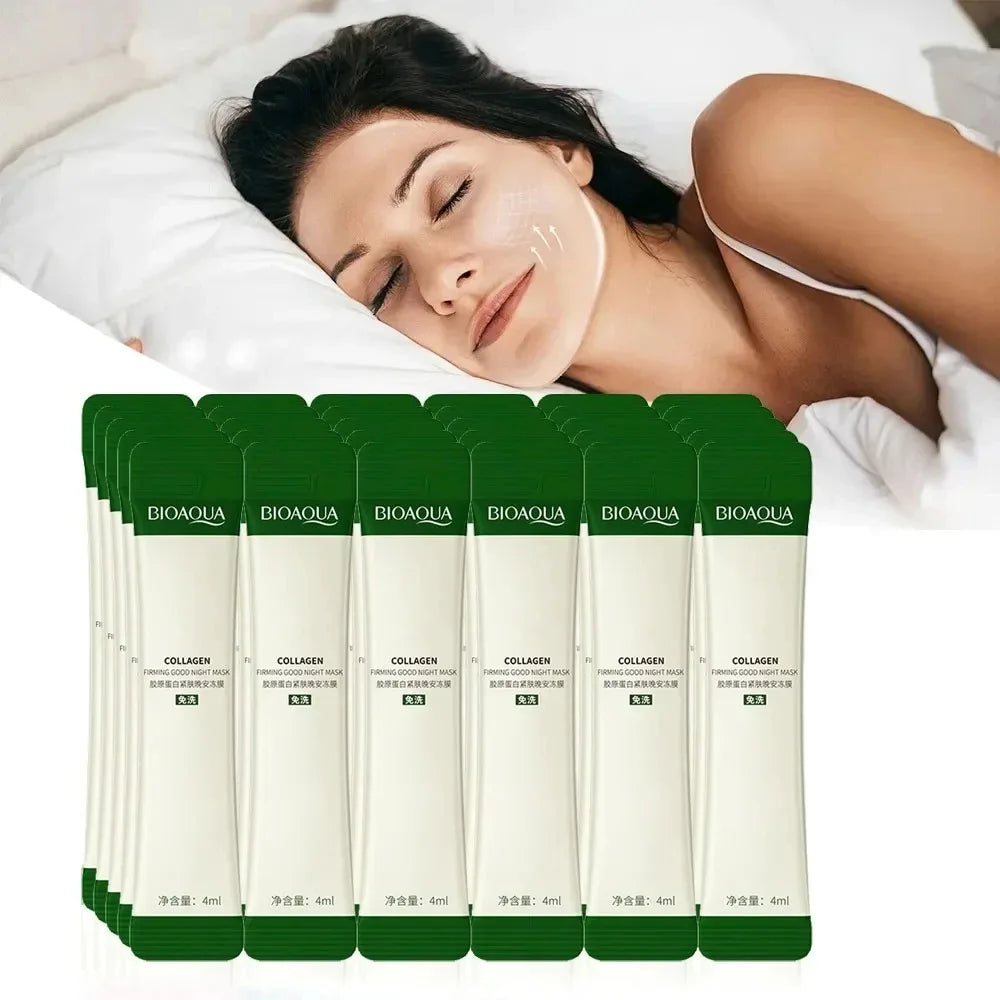 Bioaqua Collagen Sleeping Face Mask – Moisturizing & Firming