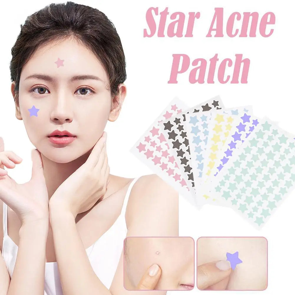 60-Pack Invisible Pimple Patches | Breathable Star-Shape Cover