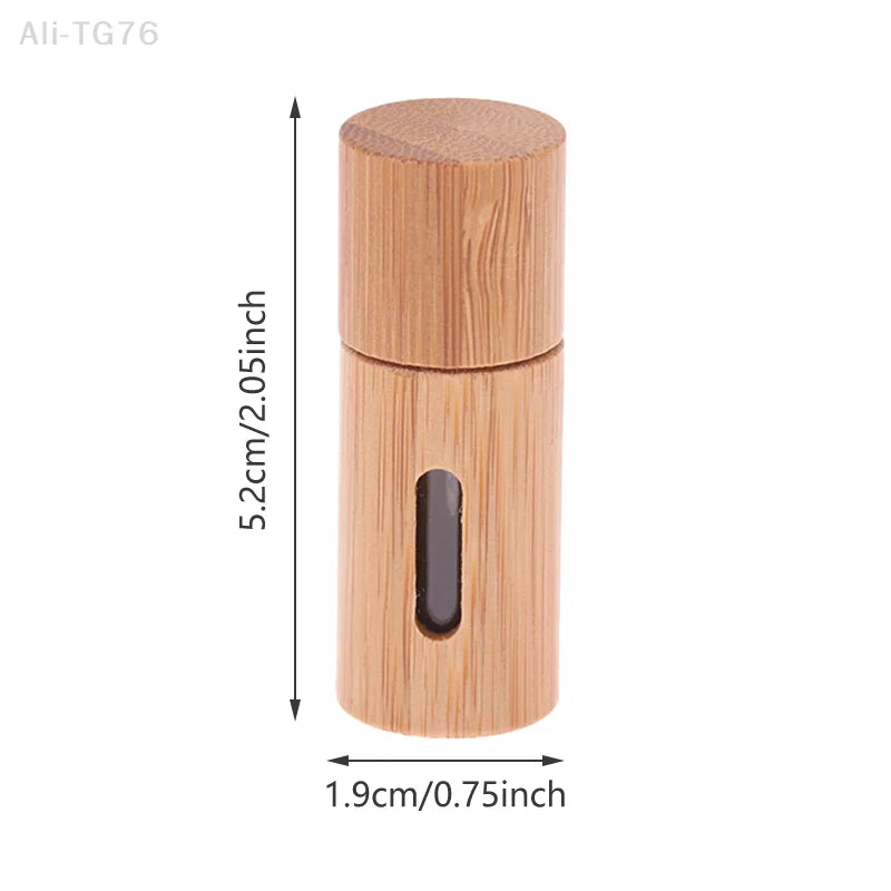 3ml Bamboo Roll-On Bottle | Essential Oil Aromatherapy Roller