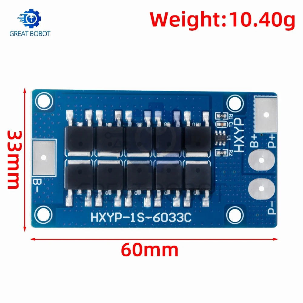 1S 30A BMS Protection Board – LiFePO4 & Li-ion 18650